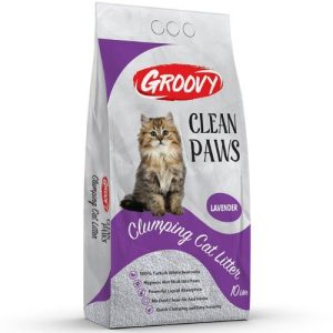 GROOVY CAT LITTER CLEAN PAWS 10 L Lavender