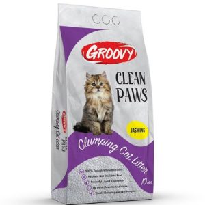 GROOVY CAT LITTER CLEAN PAWS 10 L Jasmine