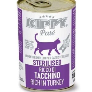 Kippy Cat Wet Food Sterilised Pate Rice in Turkey can - 400 g