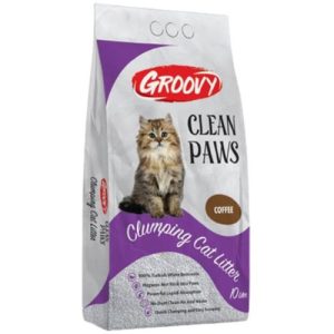 GROOVY CAT LITTER CLEAN PAWS 10 L Coffee